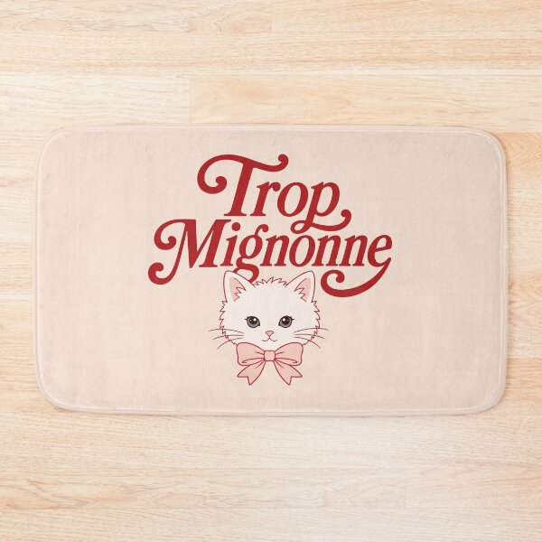 Item preview, Trop Mignonne French for Too Cute Coquette Cat designed and sold by AbsoluteMotif.