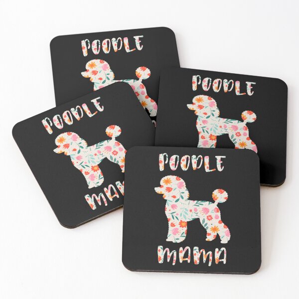 Item preview, Poodle Mama Floral Dog Lover designed and sold by HandicraftArt.
