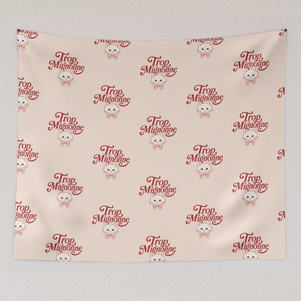 Item preview, Trop Mignonne French for Too Cute Coquette Cat designed and sold by AbsoluteMotif.