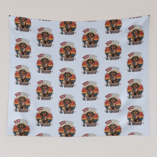 Item preview, Patriotic Dachshund 4th of July Wiener Dog designed and sold by tamdevo1.