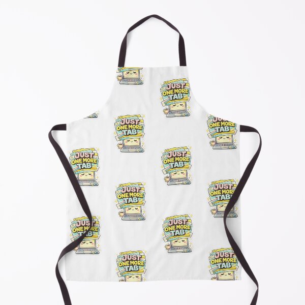 Item preview, Cute Laptop Art – Just One More Tab designed and sold by Chromaluxe.