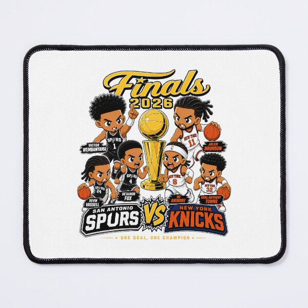 Item preview, New York Knicks vs San Antonio Spurs NBA players team Finals 2026 chibi designed and sold by luytkaka.