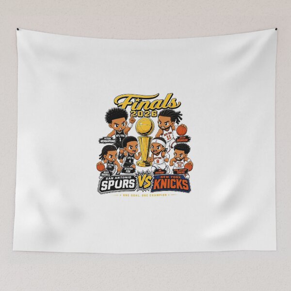 Item preview, New York Knicks vs San Antonio Spurs NBA players team Finals 2026 chibi designed and sold by luytkaka.
