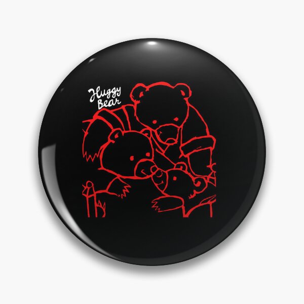 Item preview, White Typography Red Line Silhouette Bear designed and sold by billiasbros.