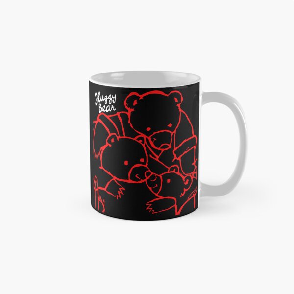 Item preview, White Typography Red Line Silhouette Bear designed and sold by billiasbros.