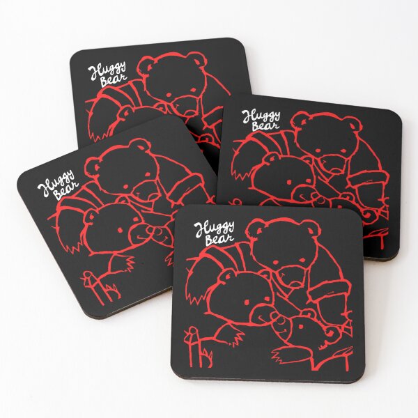 Item preview, White Typography Red Line Silhouette Bear designed and sold by billiasbros.