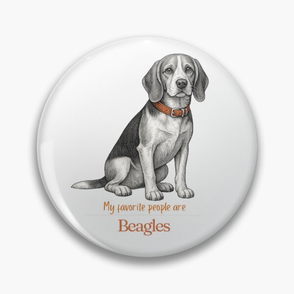 Item preview, My Favorite People Are Beagles | Beagle Mom Dad Gift | Beagle Christmas Gift | Beagle Birthday Gift | Hound Dog Shirt Mug Sticker designed and sold by The Frog.