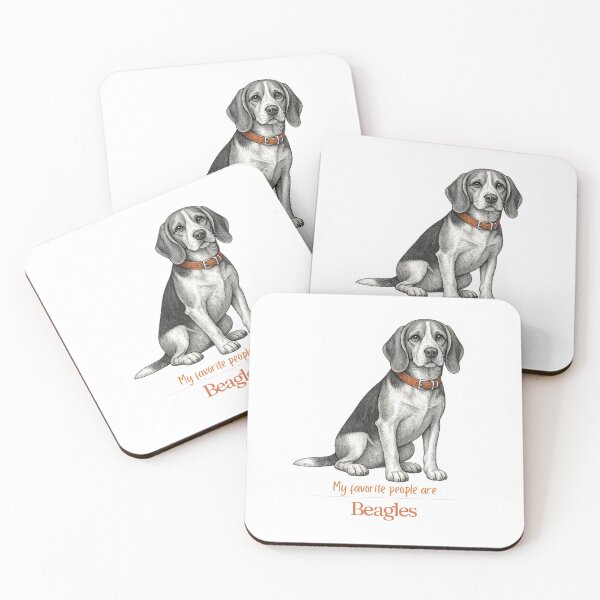 Item preview, My Favorite People Are Beagles | Beagle Mom Dad Gift | Beagle Christmas Gift | Beagle Birthday Gift | Hound Dog Shirt Mug Sticker designed and sold by The Frog.