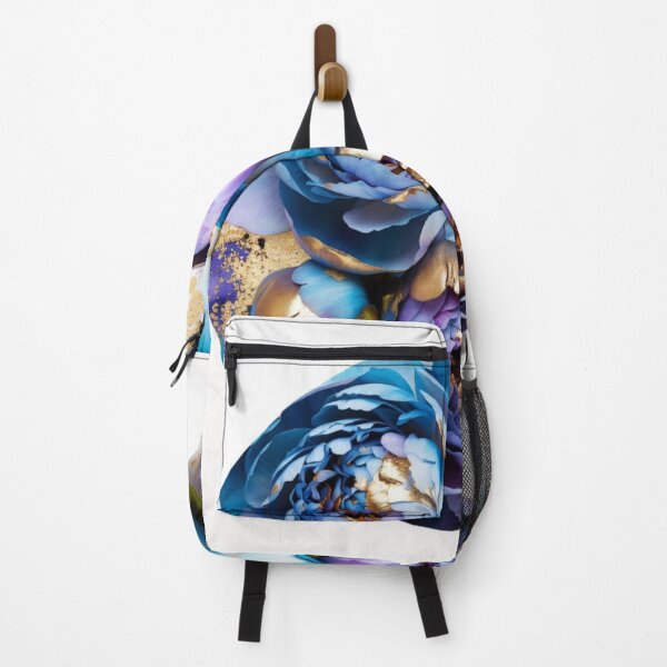Item preview, Blue & Lavender Peony Circle | Luxury Floral Botanical Design designed and sold by GalleryPeak.
