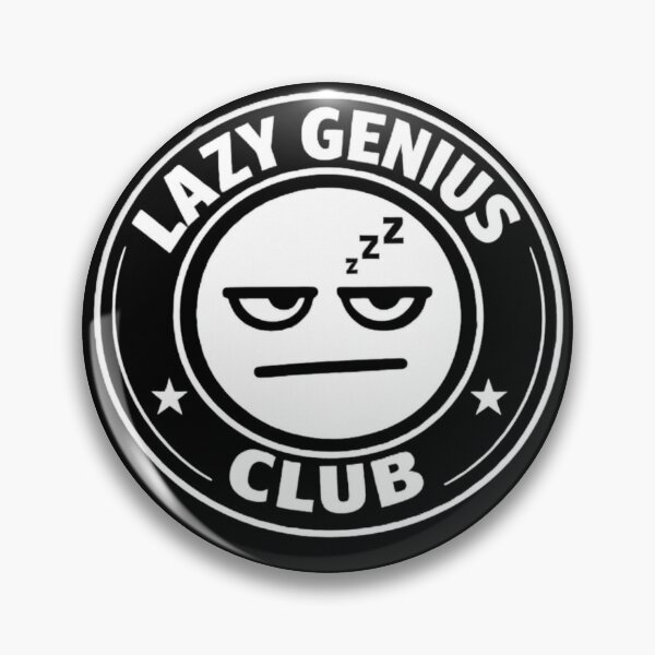 Artikelvorschau, Lazy Genius Club – Sarkastisches minimalistisches Streetwear-Design entworfen und verkauft von AstraDrip Studio.