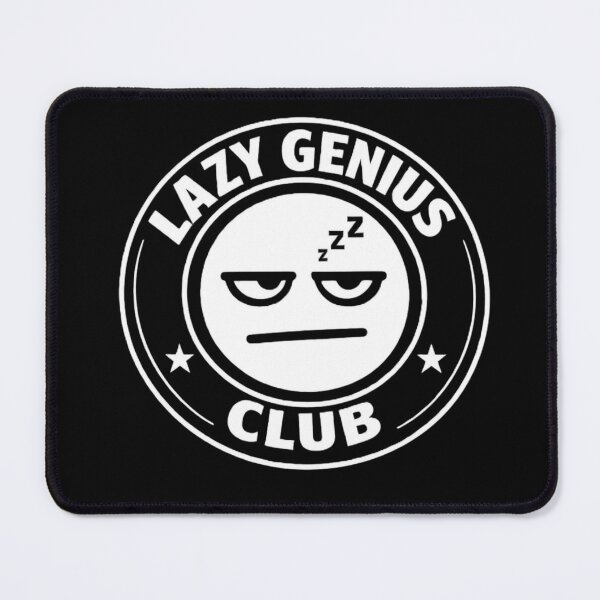 Item preview, Lazy Genius Club – Sarcastic Minimal Streetwear Design designed and sold by AstraDrip Studio.