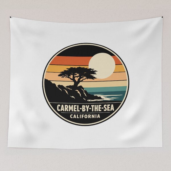 Item preview, Carmel-by-the-Sea California: Lone Cypress Silhouette designed and sold by CircinusStore.