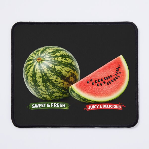 Item preview, Watermelon Duo – Sweet & Fresh, Juicy & Delicious | Transparent PNG designed and sold by Les-Ink-Studio.