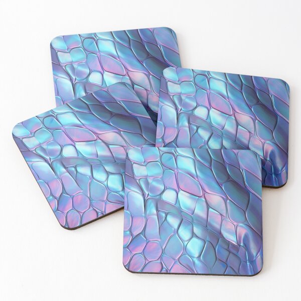 Item preview, Holographic Mermaid Scales Iridescent Dragon Skin 3D Texture designed and sold by LYAN-STORE.