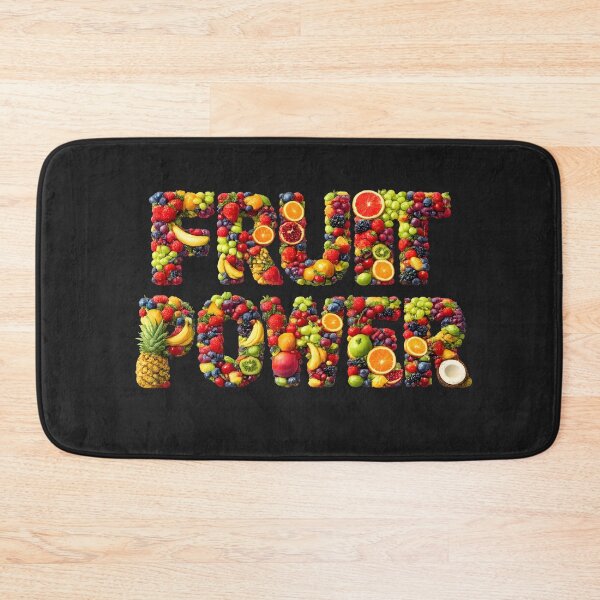 Item preview, Fruit Power: diseño tipográfico vibrante de frutas tropicales designed and sold by Les-Ink-Studio.