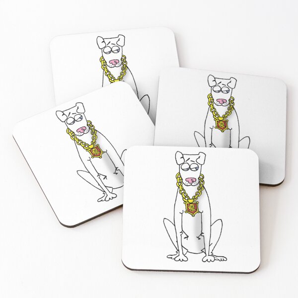 Item preview, Funny Sad Rich Dog Golden Chain Adulting Is Hard Meme designed and sold by MyxaART.