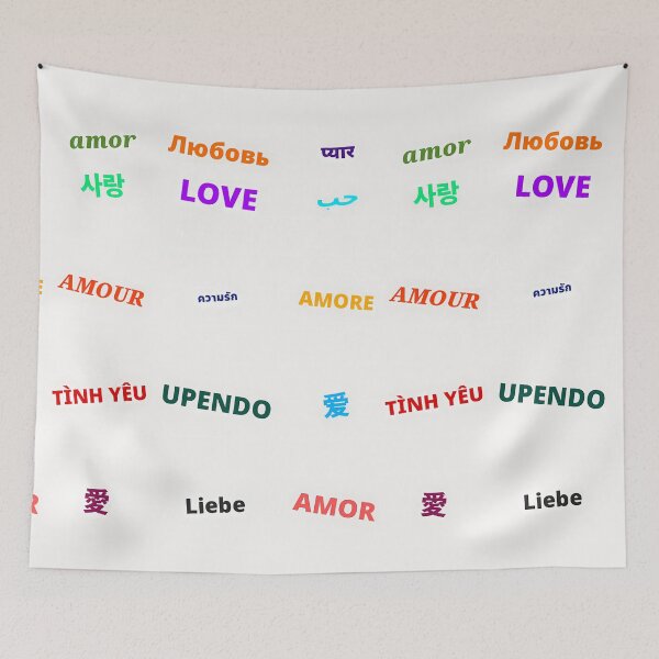 Item preview, Worldwide Love Heavy Typography Grid by SOO studio73 designed and sold by SOOstudio73.