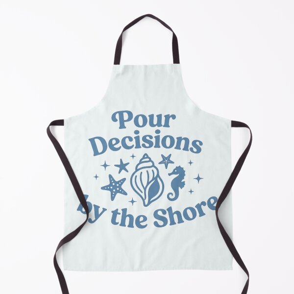 Item preview, Pour Decisions by the Shore - Funny Beach Drinking Gift for Women, Girls Trip Bachelorette Party Summer Vacation Coastal Nautical Seahorse Conch Shell Tee designed and sold by Covent Vaughn.