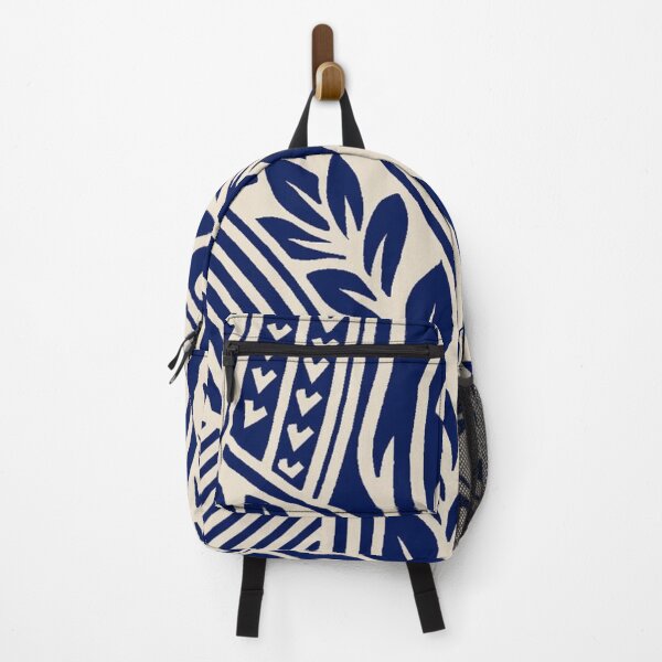 Item preview, Navy Blue Polynesian Tribal Tattoo Seamless Pattern designed and sold by LYAN-STORE.