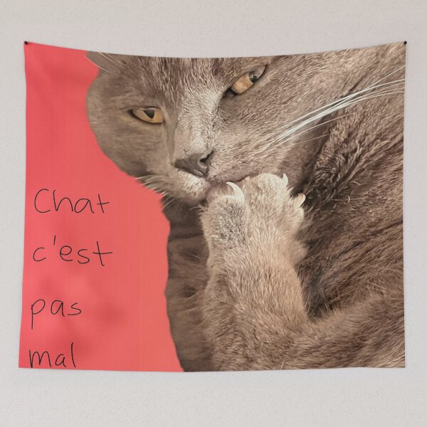 Item preview, Sexy grey cat designed and sold by PHYLOA.