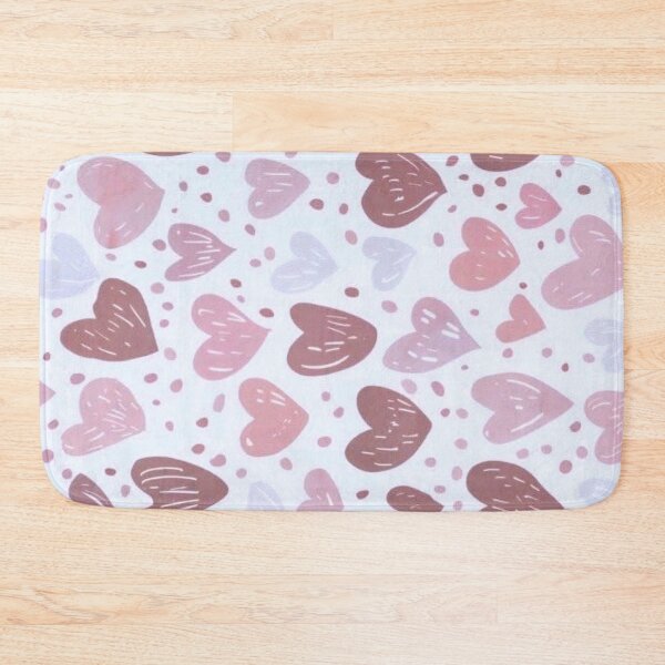 Item preview, Cute Hand Drawn Hearts Pastel Scandinavian Seamless Pattern designed and sold by LYAN-STORE.
