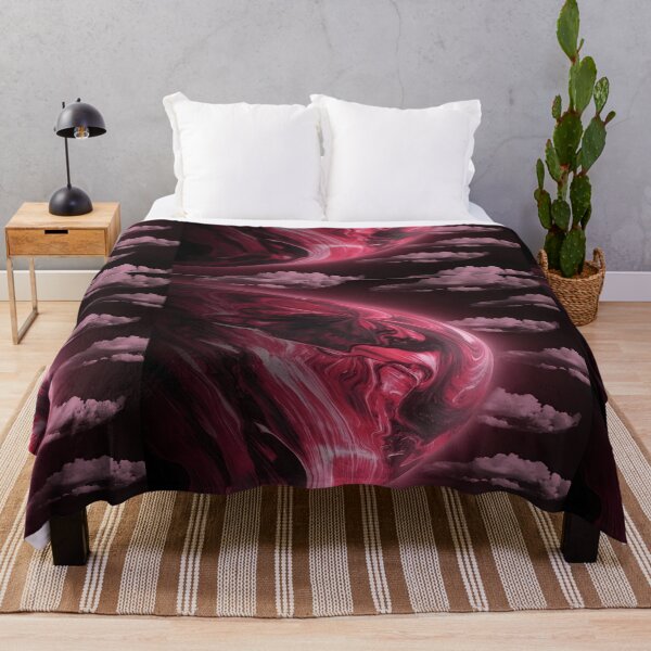 Item preview, Surreal Crimson Planet in Cloudy Night Sky designed and sold by L&L.