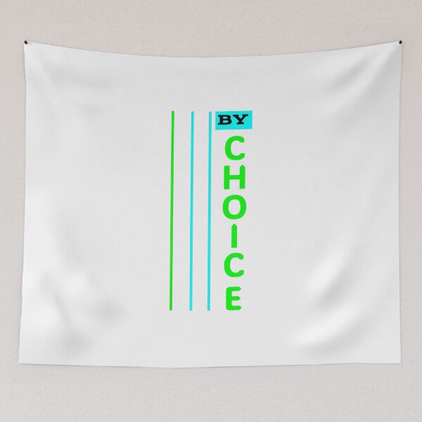 Item preview, By Choice Motivational Typography Neon Graphic Design designed and sold by PixelParinda.
