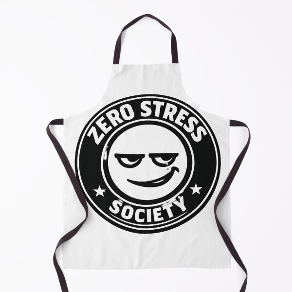 Item preview, Zero Stress Society – Sarcastic Streetwear Emblem designed and sold by AstraDrip Studio.