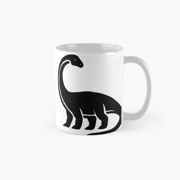 Item preview, Cute Minimalist Black Dinosaur Brachiosaurus Silhouette designed and sold by LYAN-STORE.