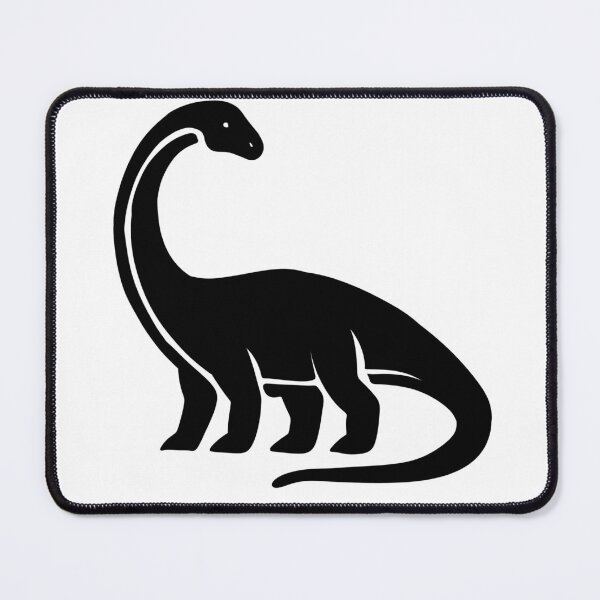 Item preview, Cute Minimalist Black Dinosaur Brachiosaurus Silhouette designed and sold by LYAN-STORE.