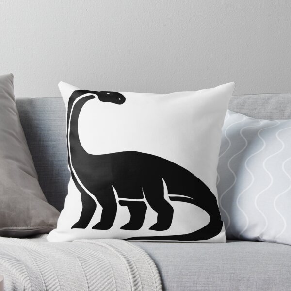 Item preview, Cute Minimalist Black Dinosaur Brachiosaurus Silhouette designed and sold by LYAN-STORE.