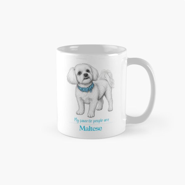 Item preview, My Favorite People Are Maltese | Maltese Mom Dad Gift | Maltese Christmas Gift | Maltese Birthday Gift | Shirt Mug Sticker designed and sold by The Frog.
