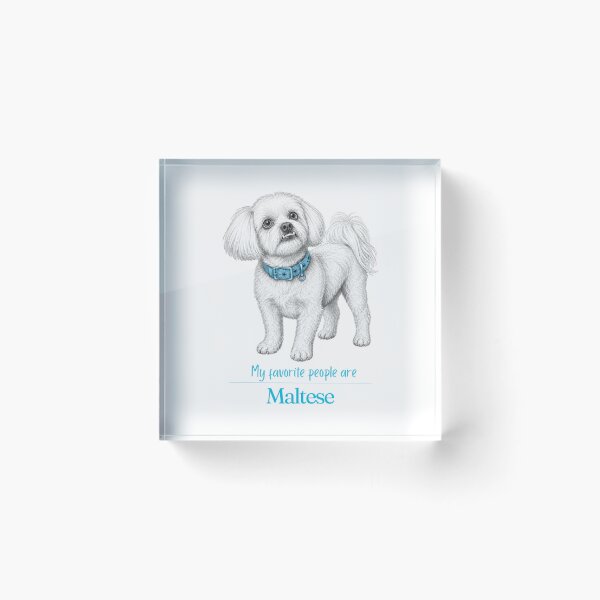 Item preview, My Favorite People Are Maltese | Maltese Mom Dad Gift | Maltese Christmas Gift | Maltese Birthday Gift | Shirt Mug Sticker designed and sold by The Frog.
