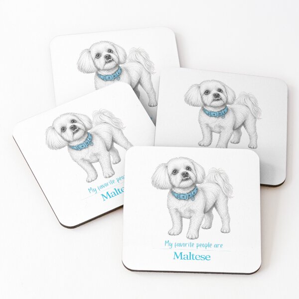 Item preview, My Favorite People Are Maltese | Maltese Mom Dad Gift | Maltese Christmas Gift | Maltese Birthday Gift | Shirt Mug Sticker designed and sold by The Frog.