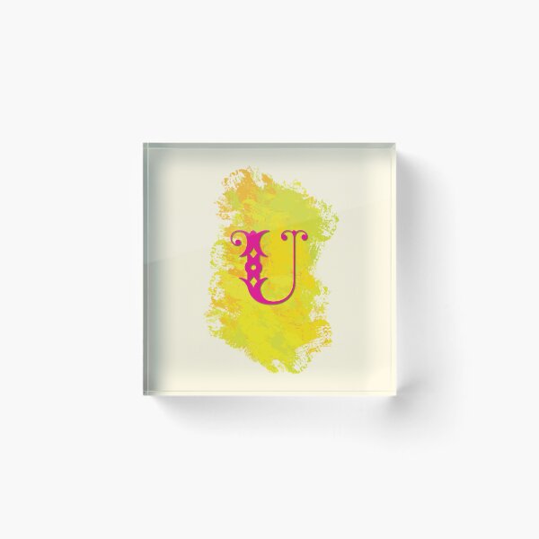 Item preview, U Letter, The Letter U designed and sold by CharlottePlaceArt.