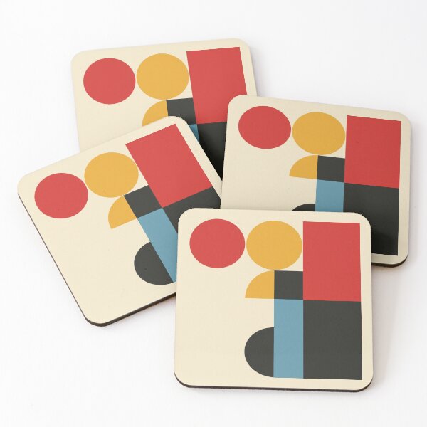 Item preview, Modernist Bauhaus Geometric Abstract Art Composition designed and sold by Nova Blend.