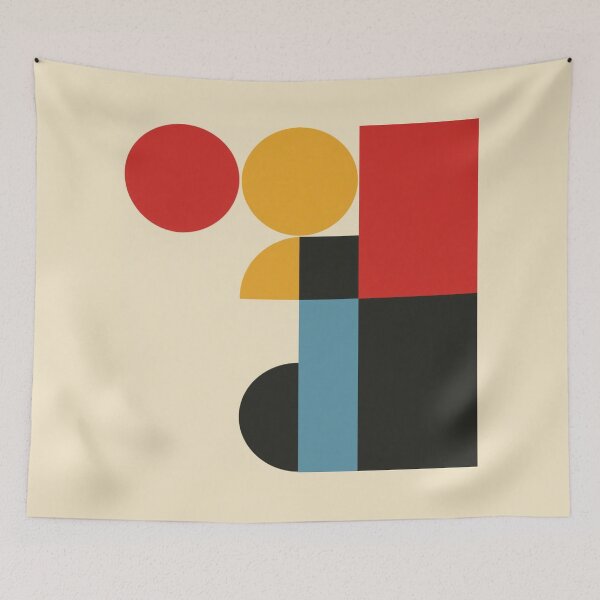 Item preview, Modernist Bauhaus Geometric Abstract Art Composition designed and sold by Nova Blend.