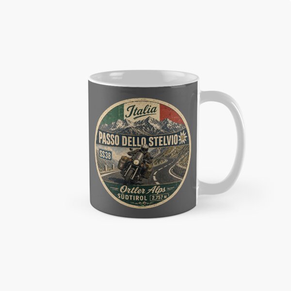 Item preview, Stelvio Pass Passo Dello Stelvio Italy Motorcycle Sticker & TShirt 11 designed and sold by OuterShellUK.