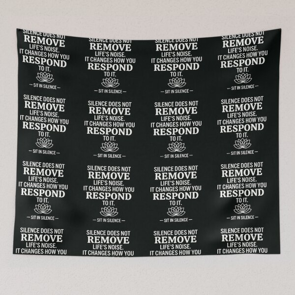 Item preview, Silence Changes How You Respond—Mindfulness.  designed and sold by SitInSilence24.