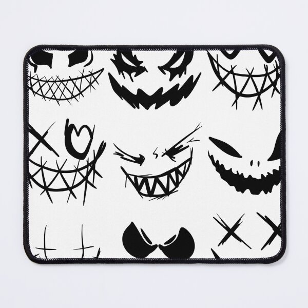 Item preview, Spooky Scary Creepy Smiles Gothic Grunge Face Elements Pack designed and sold by LYAN-STORE.