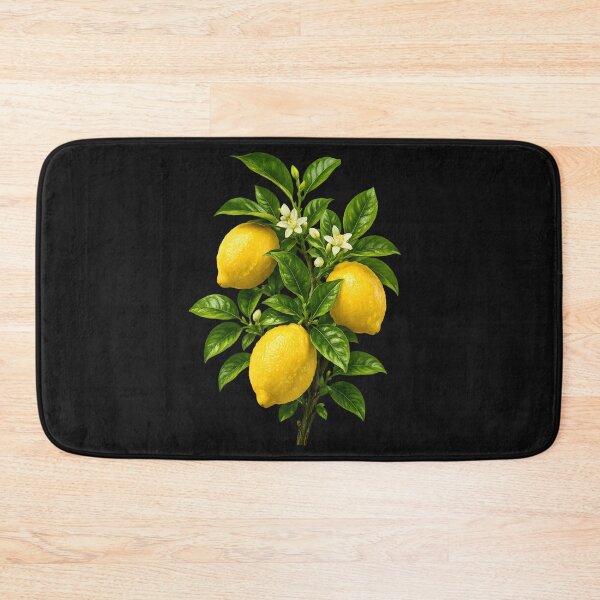 Item preview, Realistic Lemon Branch Tropical Citrus Botanical Design designed and sold by Les-Ink-Studio.