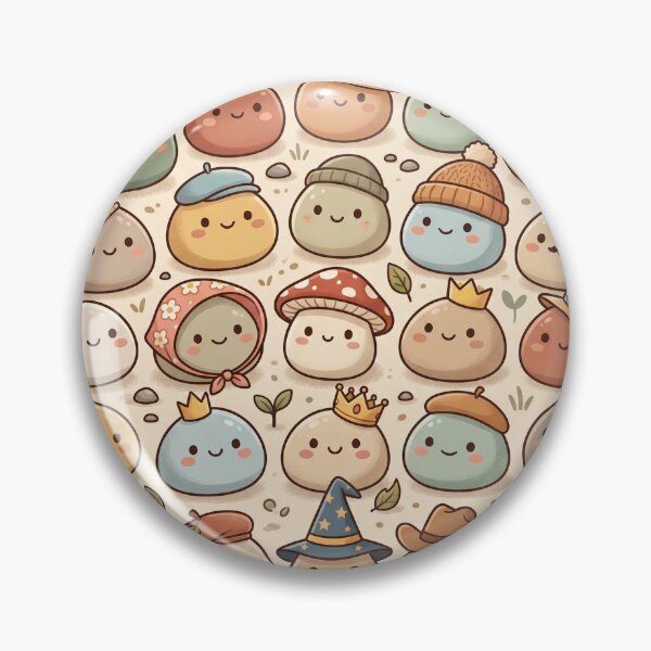 Item preview, Pebble Pals Society: Cute Cozy Characters Collection Sticker  designed and sold by CuteRage.