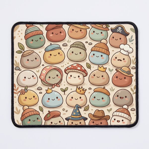 Item preview, Pebble Pals Society: Cute Cozy Characters Collection Sticker designed and sold by CuteRage.