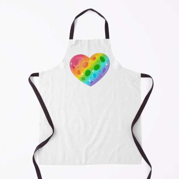 Item preview, Bright Rainbow Heart Planet designed and sold by GlitterArtySVG.