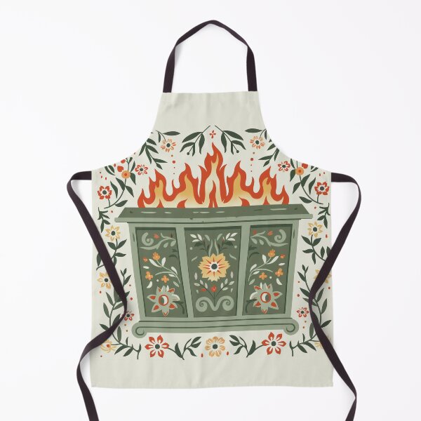 Item preview, Scandinavian Folk Art, Dumpster Fire designed and sold by xiao xuans.