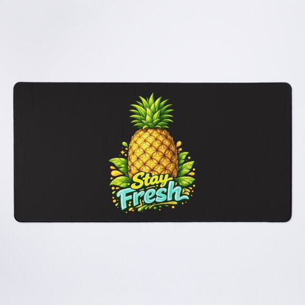 Item preview, Stay Fresh Pineapple Tropical Summer Graphic Design designed and sold by Les-Ink-Studio.