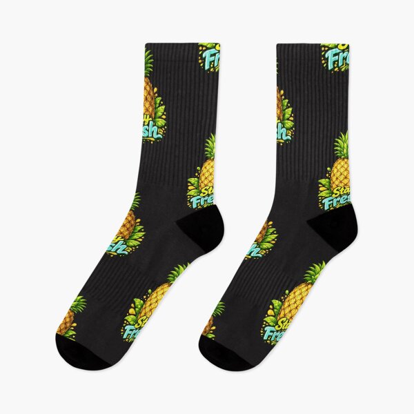 Item preview, Stay Fresh Pineapple Tropical Summer Graphic Design designed and sold by Les-Ink-Studio.