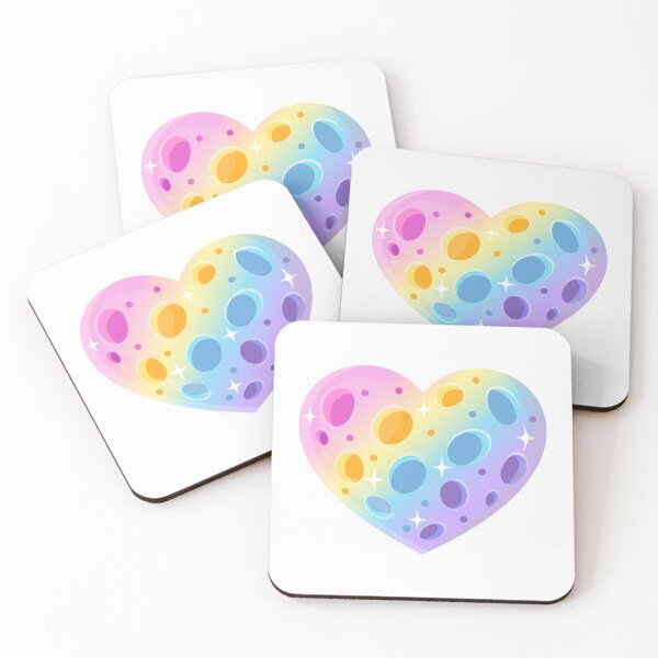 Item preview, Pastel Rainbow Heart Planet - Valentines designed and sold by GlitterArtySVG.