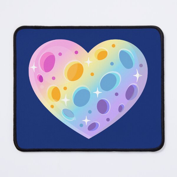 Item preview, Pastel Rainbow Heart Planet - Valentines designed and sold by GlitterArtySVG.