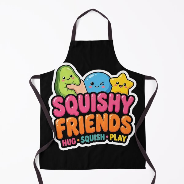 Item preview, Squishy Friends Kawaii Stress Relief Design – Cute Hug Squish Play Sticker designed and sold by Bhaskar Digital Art.